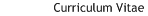 Curriculum Vit�